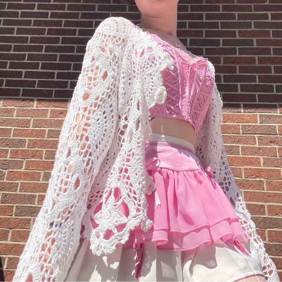 SOLD Crochet fairycore cardigan - Picture 13 of 15